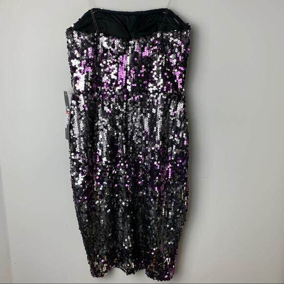 NWT Jump Sequin Strapless Mini Dress, Sz 1-2 - Picture 9 of 9